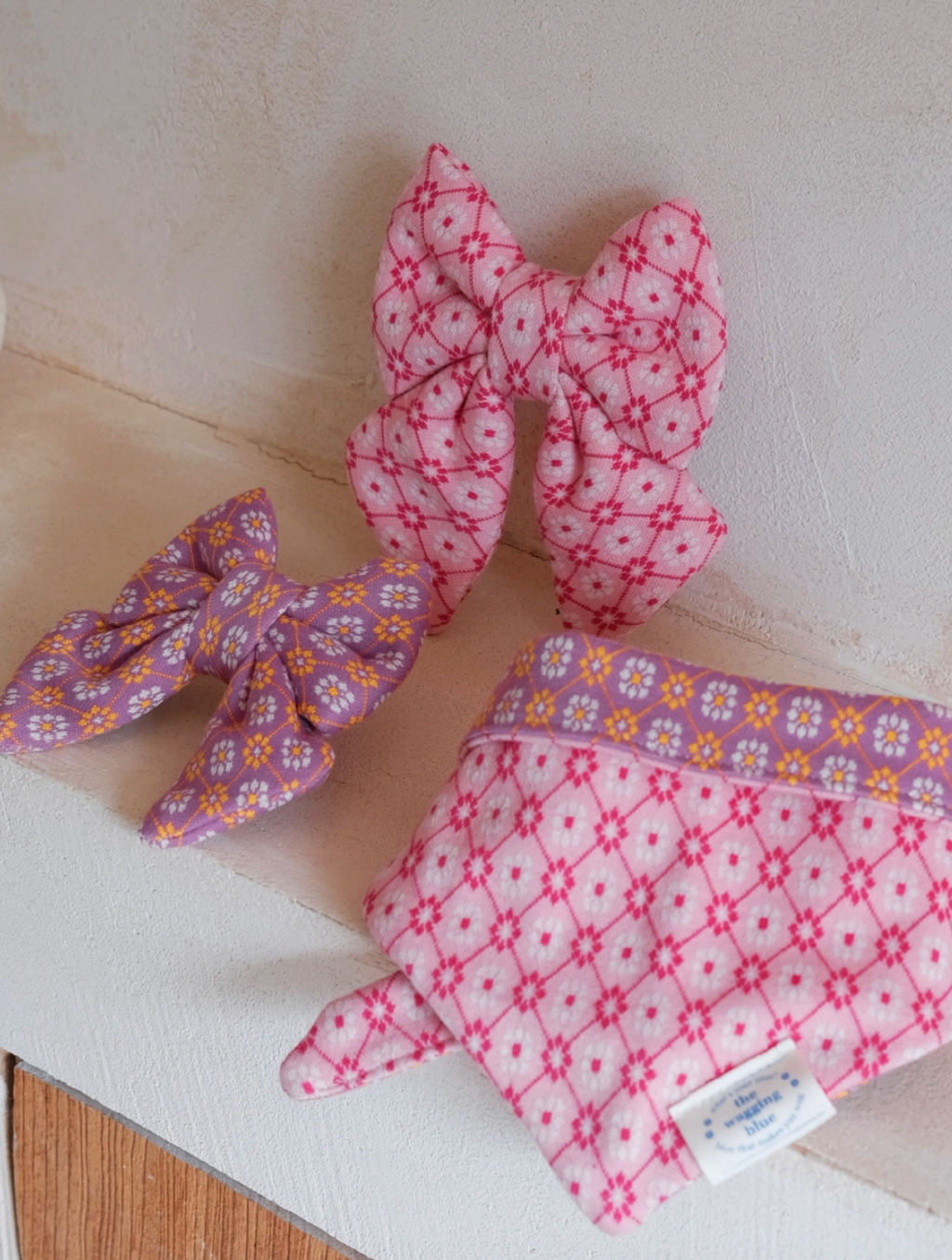 TWB｜Rose Argyle Ribbon｜玫瑰菱格蝴蝶結
