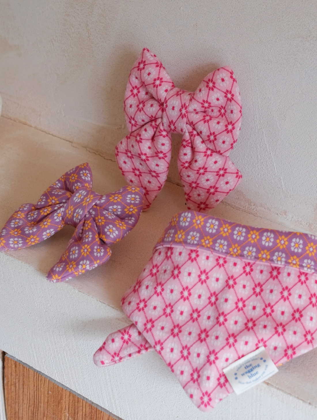 TWB｜Rose Argyle Ribbon｜玫瑰菱格蝴蝶結