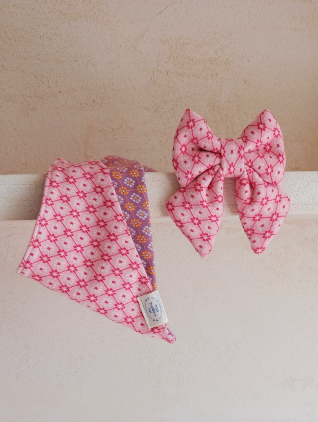 TWB｜Rose Argyle Ribbon｜玫瑰菱格蝴蝶結