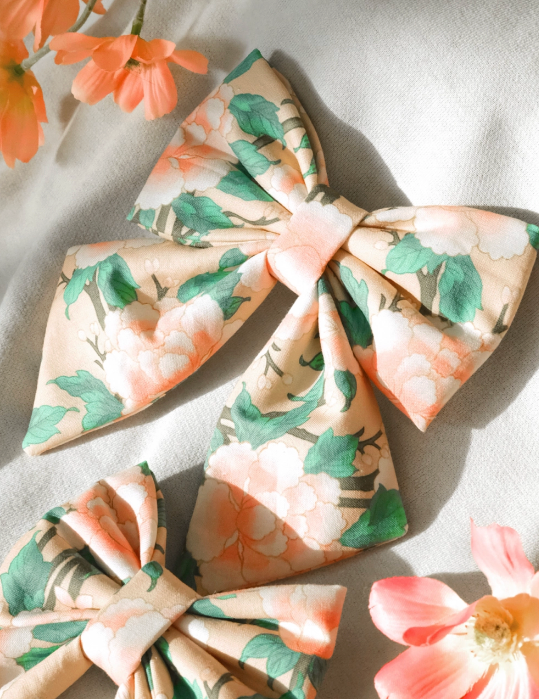 TWB｜Peony Ribbon｜牡丹圖蝴蝶結