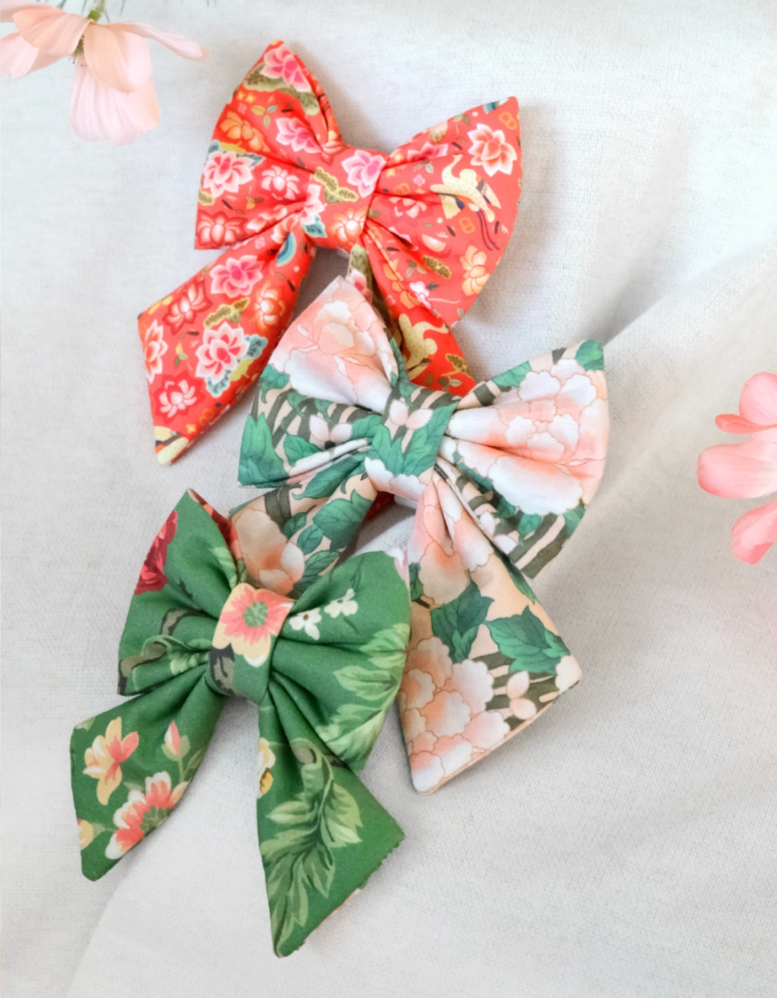 TWB｜Peony Ribbon｜牡丹圖蝴蝶結