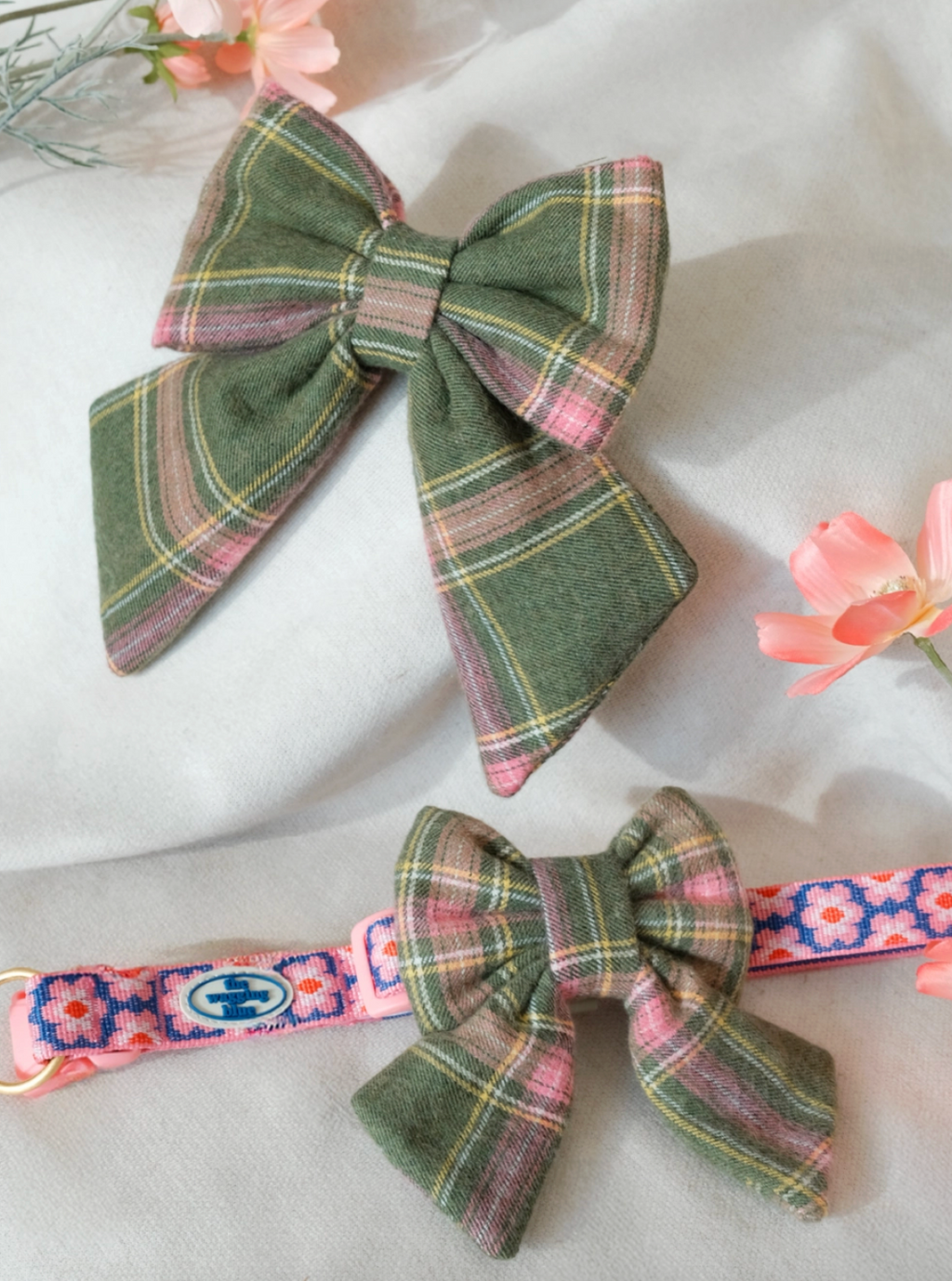 TWB｜Sage Pink Ribbon｜鼠尾草粉蝴蝶結