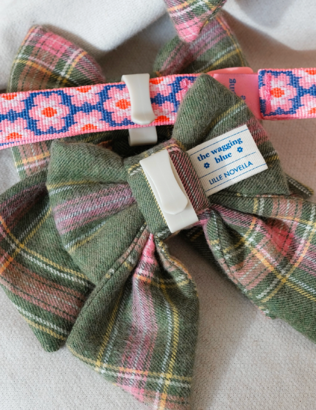 TWB｜Sage Pink Ribbon｜鼠尾草粉蝴蝶結