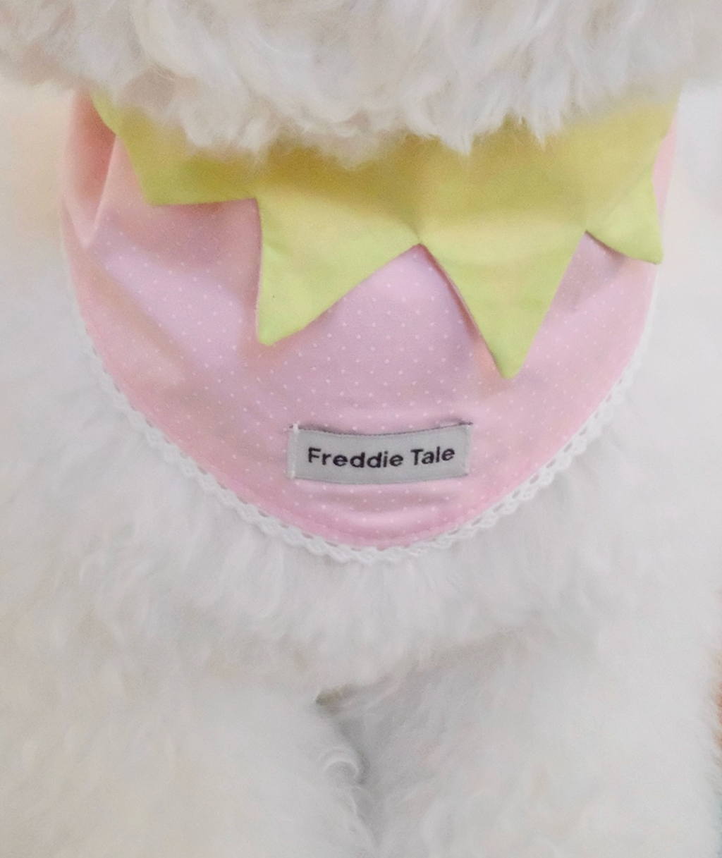 FreddieTale｜Very Berry Bandana 粉色草莓領巾