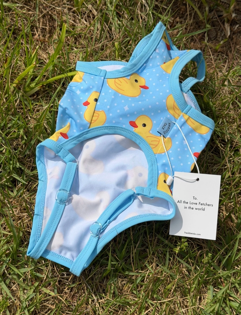 FreddieTale｜Swimming Duck Monokini 可愛鴨鴨連身泳衣