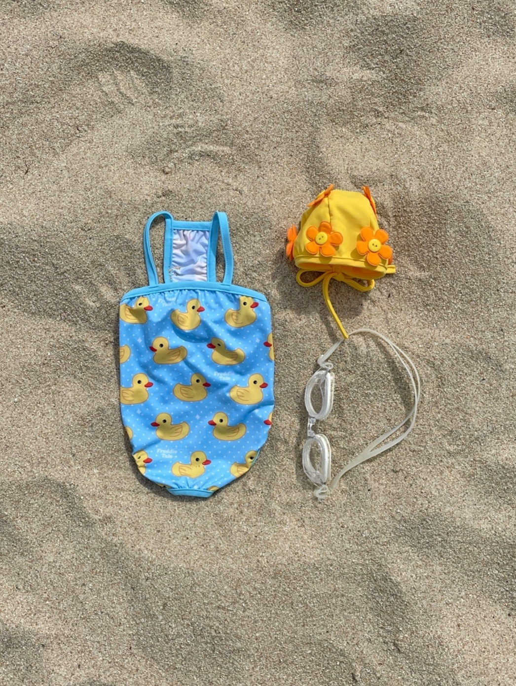 FreddieTale｜Swimming Duck Monokini 可愛鴨鴨連身泳衣