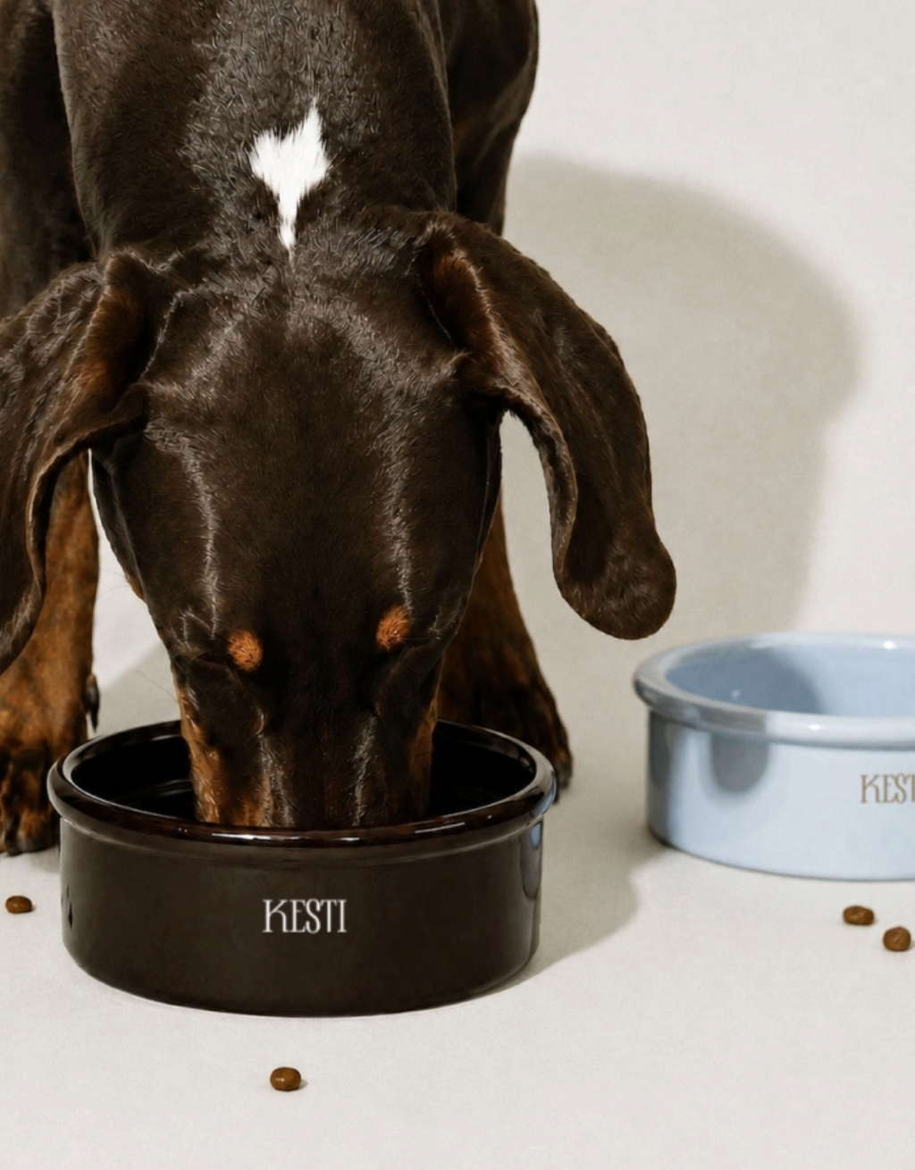 代購｜KESTI Line Bowl (Milk/Mocha/Mistblue)