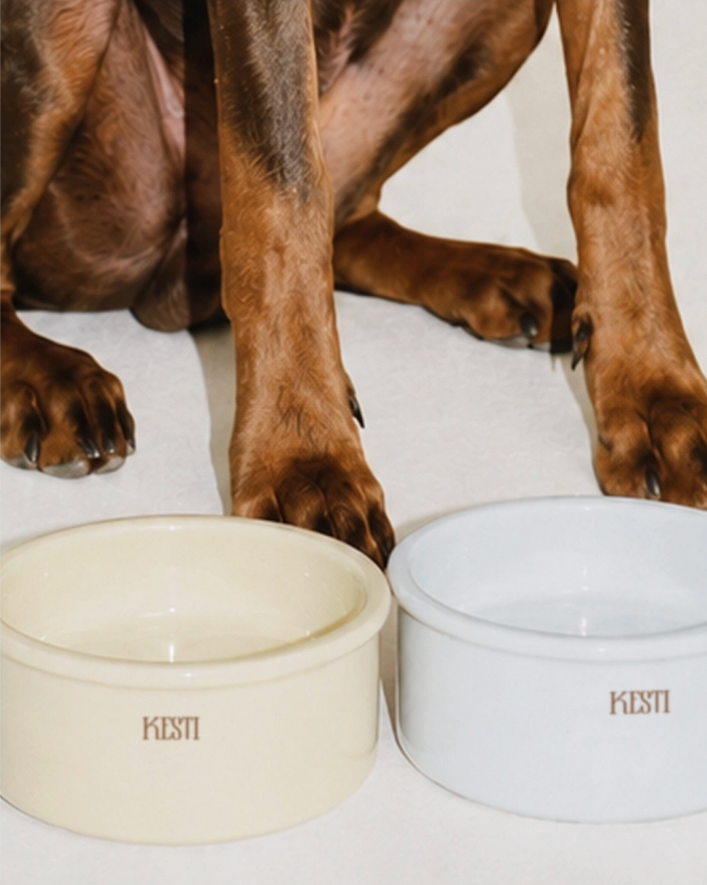代購｜KESTI Line Bowl (Milk/Mocha/Mistblue)