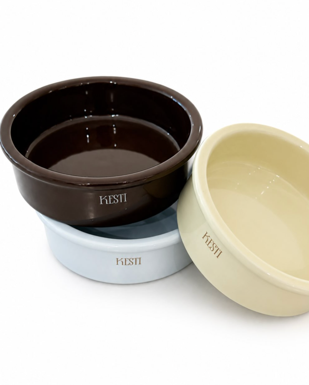 代購｜KESTI Line Bowl (Milk/Mocha/Mistblue)