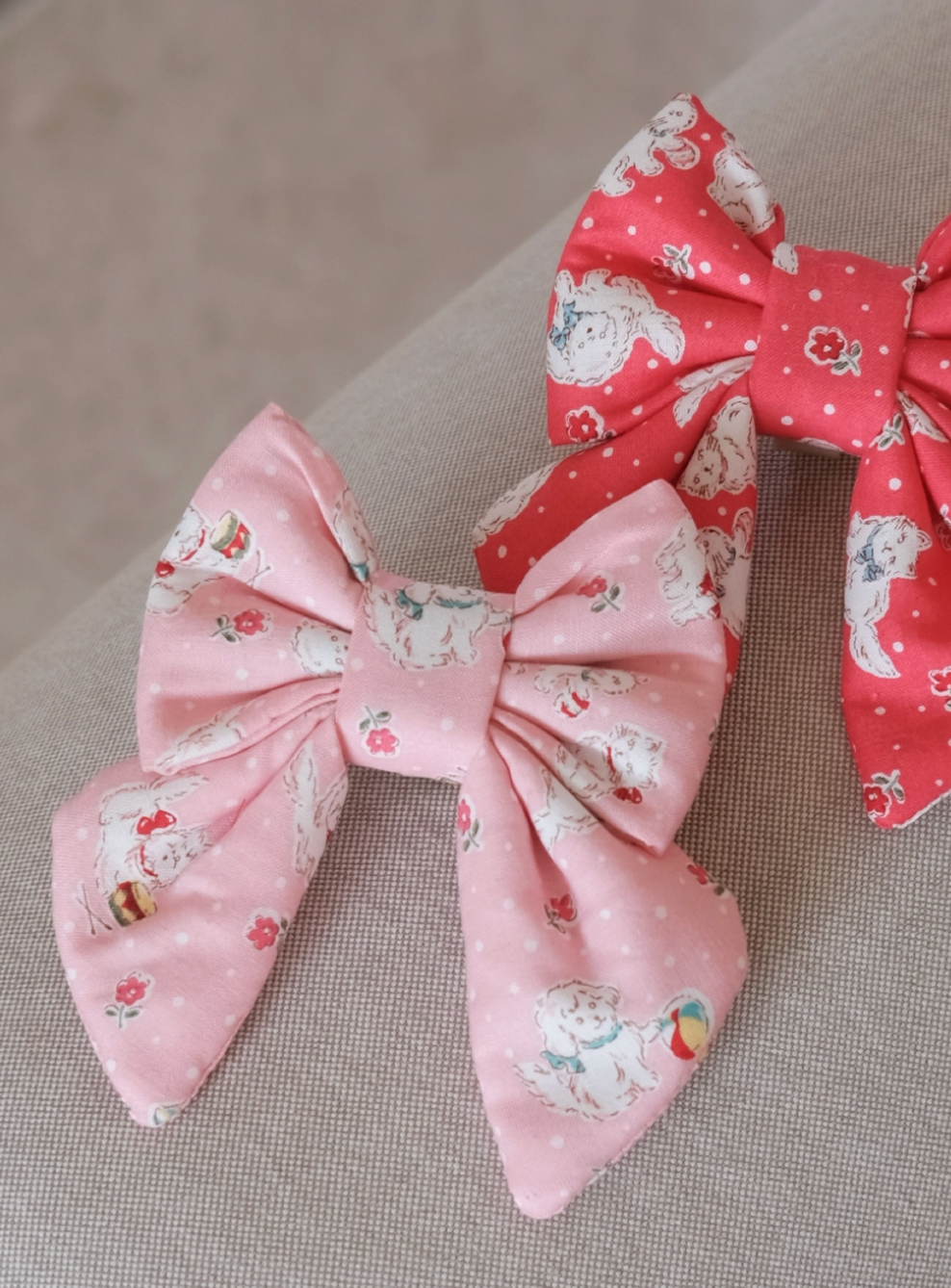 TWB｜Puppy Pink Ribbon｜粉紅小狗蝴蝶結