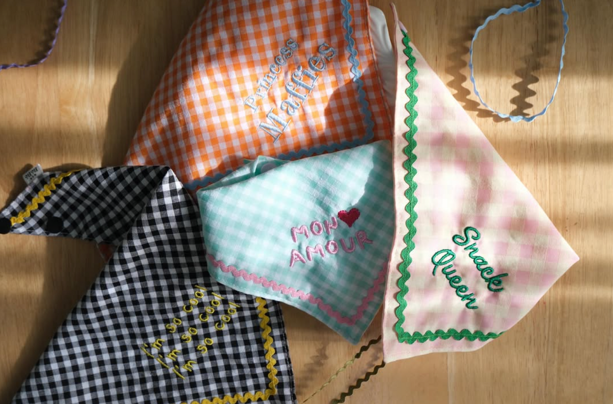 代購｜泰國小眾手工刺繡領巾-Drop3