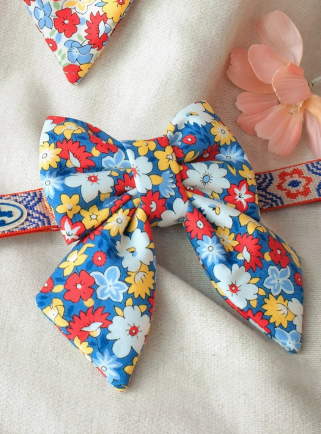 TWB｜Picnic Meadow Ribbon｜金盞花＆矢車菊野餐蝴蝶結