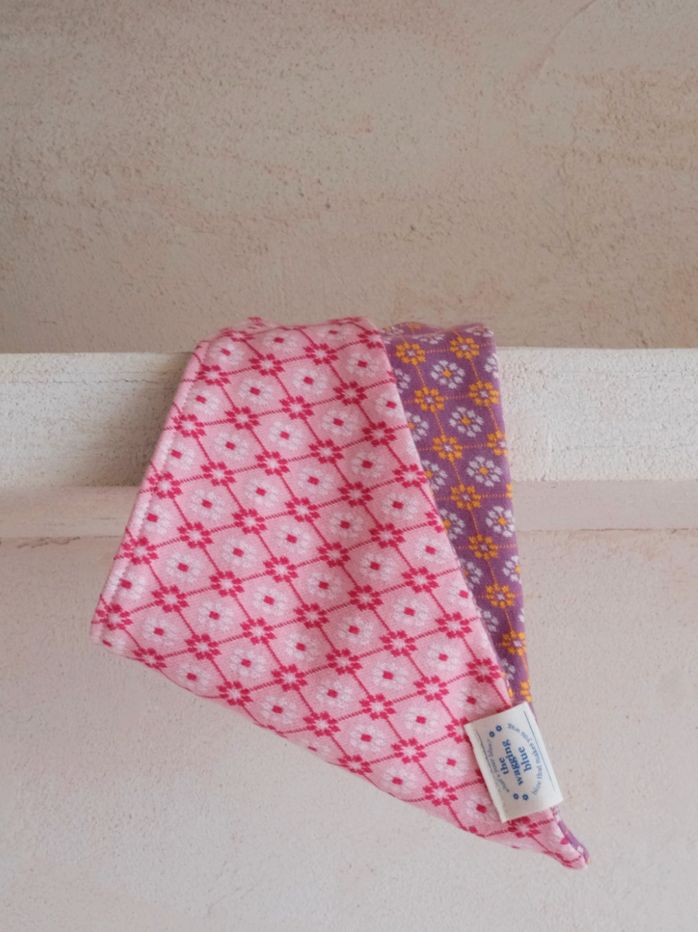 TWB｜Argyle Reversible Bandana｜菱格紋雙面領巾