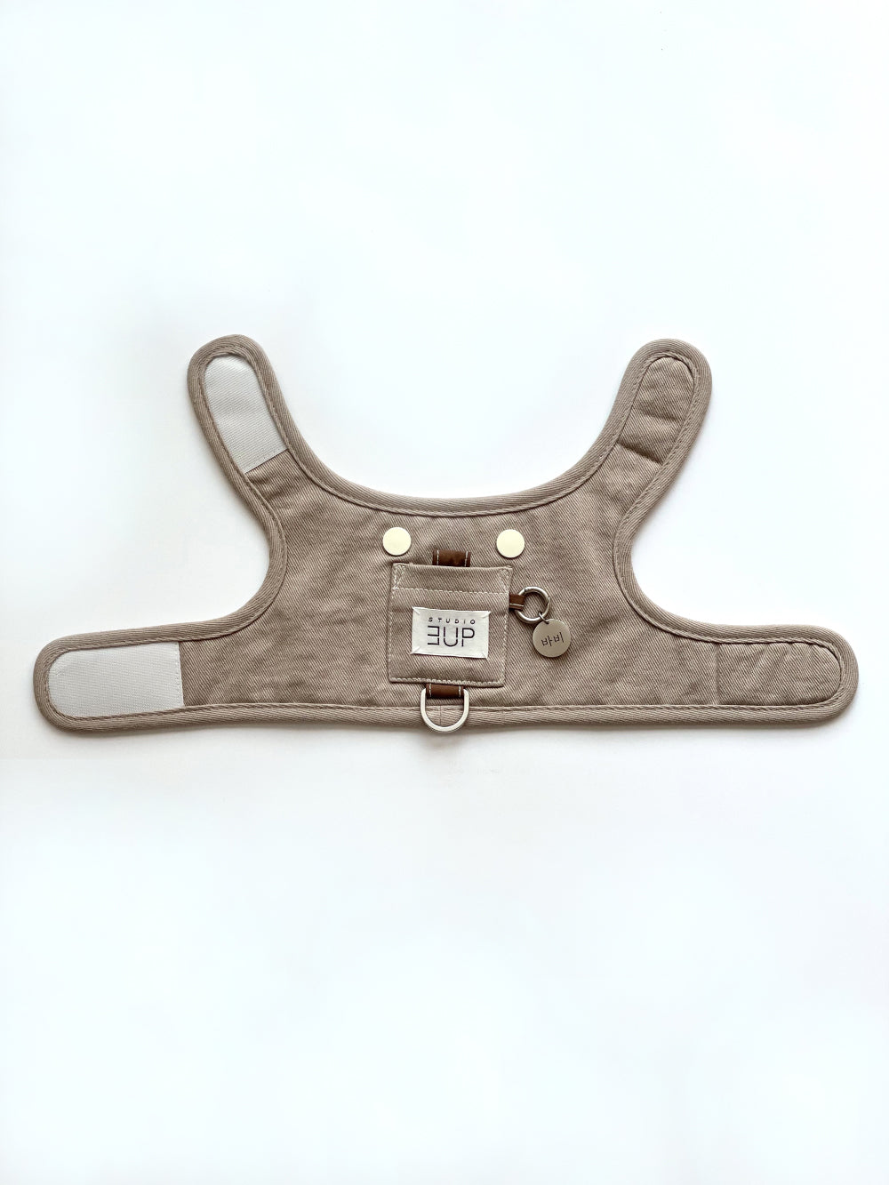Studio3Up｜舒適胸背帶＋圓形吊牌組｜PRETZEL comfy harness & CIRCLE name tag