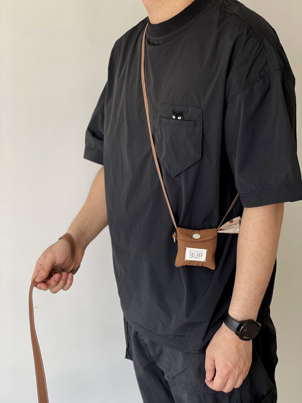 Studio3Up｜可斜背迷你便便包｜PRETZEL comfy poopbag