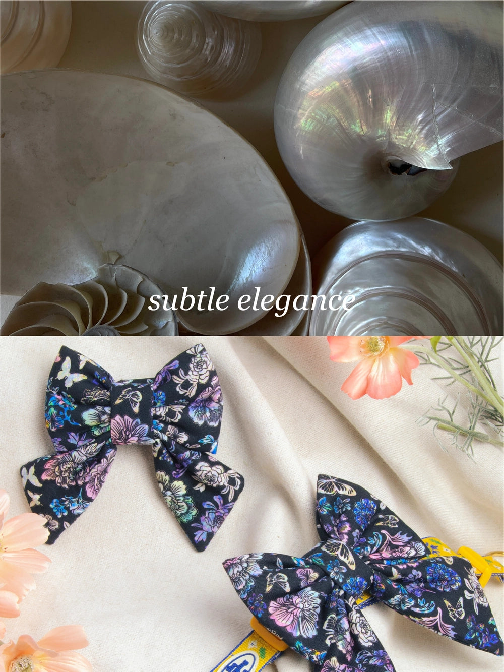 TWB｜Butterfly Ribbon｜蝴蝶翩翩蝴蝶結（나비 자개 리본）