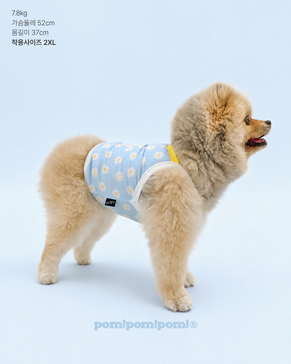pom!pom!pom!｜Summer flower cooling crop top 夏日花朵涼感衣