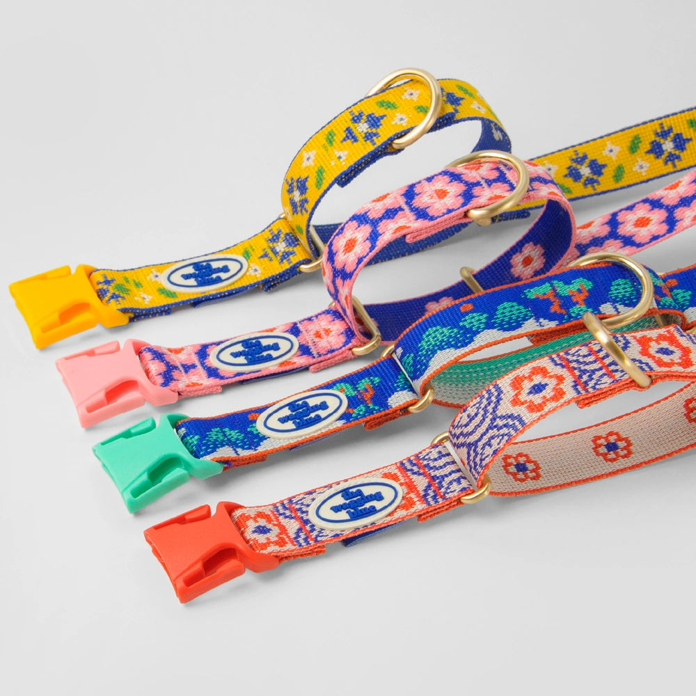 TWB｜Peony Martingale Collar｜牡丹安全防脫項圈