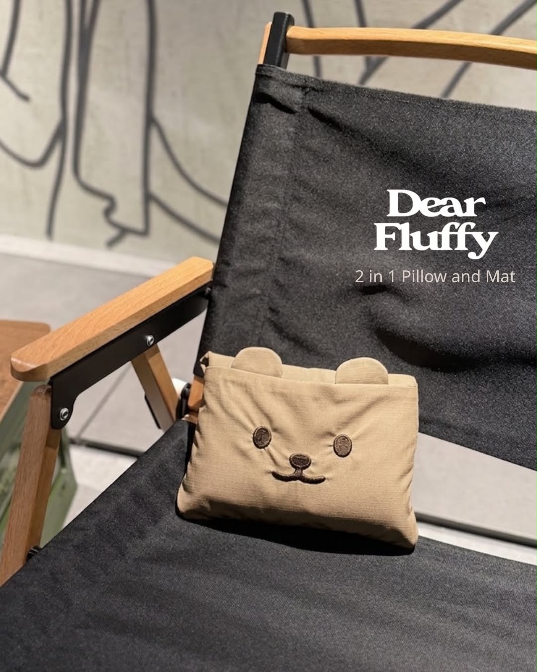 Dear Fluffy｜防水2合1枕頭連坐墊（4色）優惠至9/30