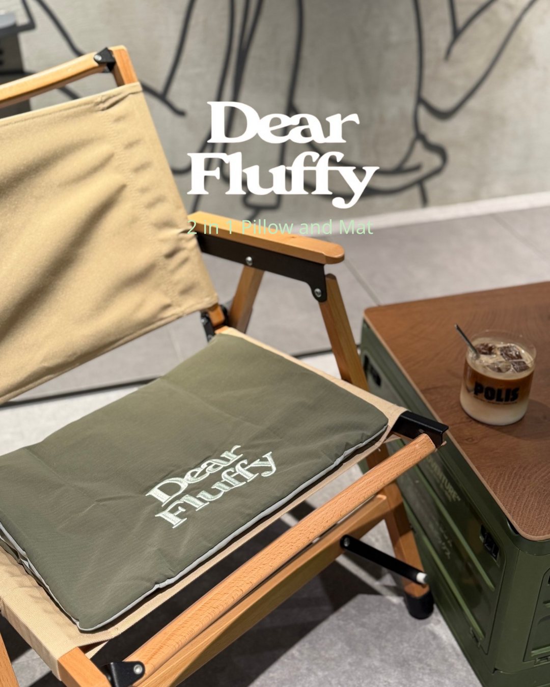 Dear Fluffy｜防水2合1枕頭連坐墊（4色）優惠至9/30