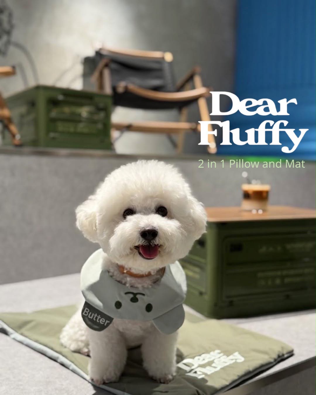 Dear Fluffy｜防水2合1枕頭連坐墊（4色）優惠至9/30