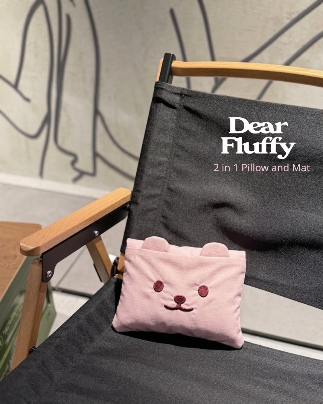 Dear Fluffy｜防水2合1枕頭連坐墊（4色）優惠至9/30