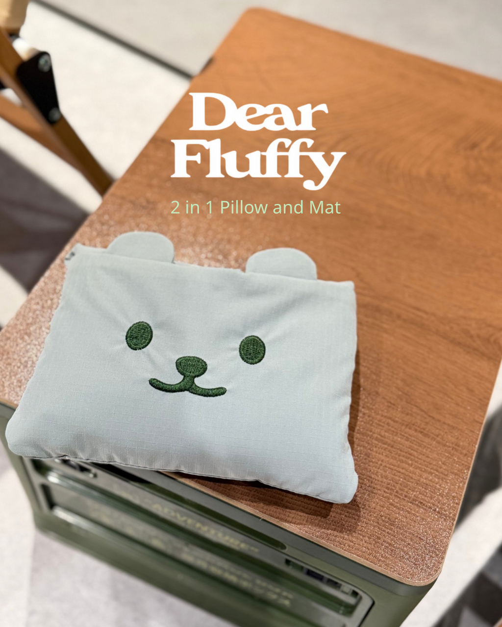 Dear Fluffy｜防水2合1枕頭連坐墊（4色）優惠至9/30