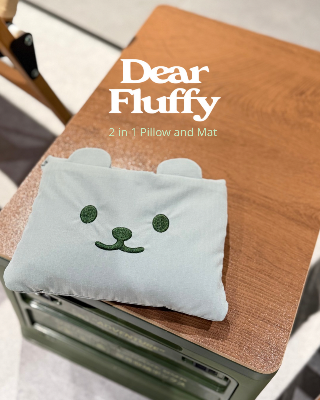 Dear Fluffy｜防水2合1枕頭連坐墊（4色）優惠至9/30