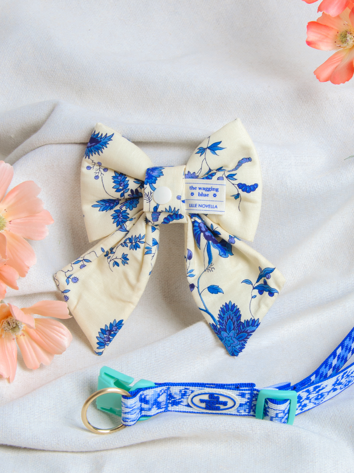 TWB｜Blue Porcelain Ribbon｜青花瓷蝴蝶結