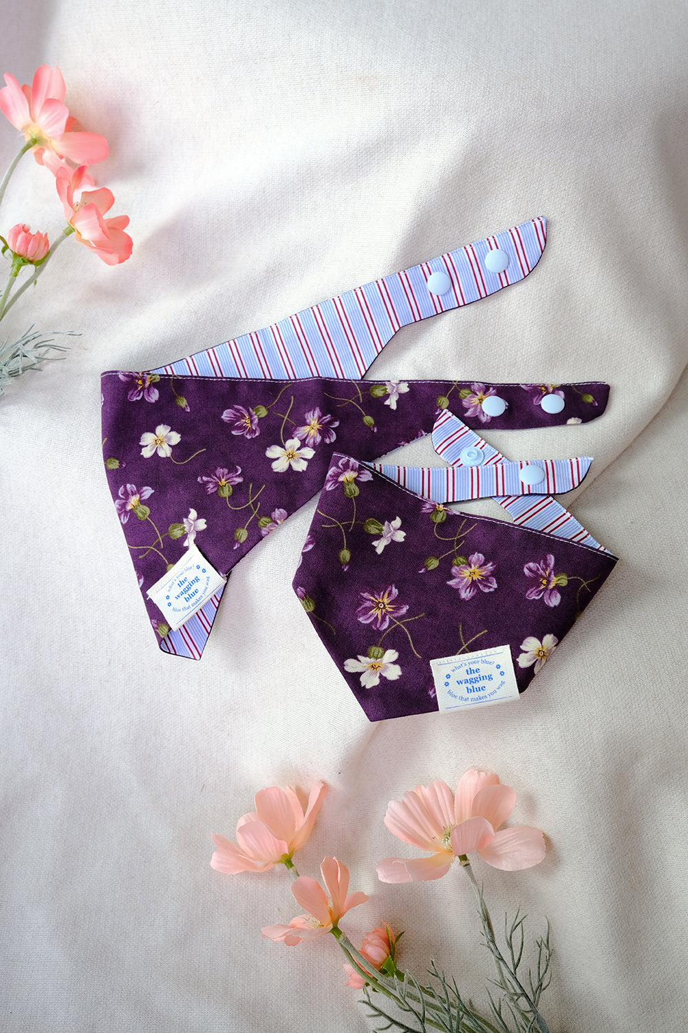 TWB｜Ube Reversible Bandana｜紫薯雙面領巾