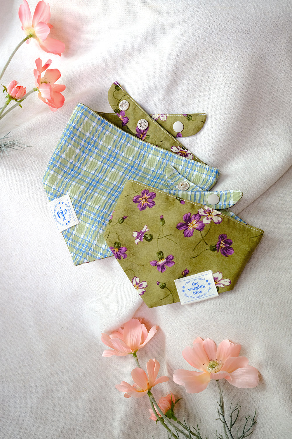 TWB｜Matcha Reversible Bandana｜抹茶雙面領巾