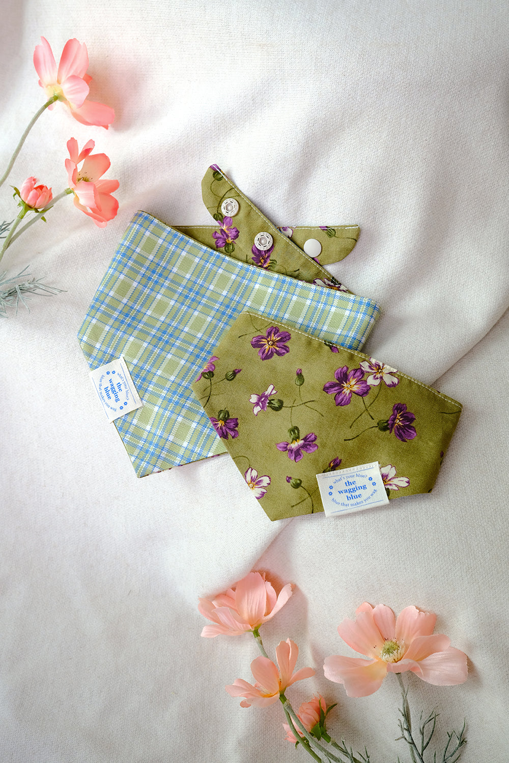 TWB｜Matcha Reversible Bandana｜抹茶雙面領巾