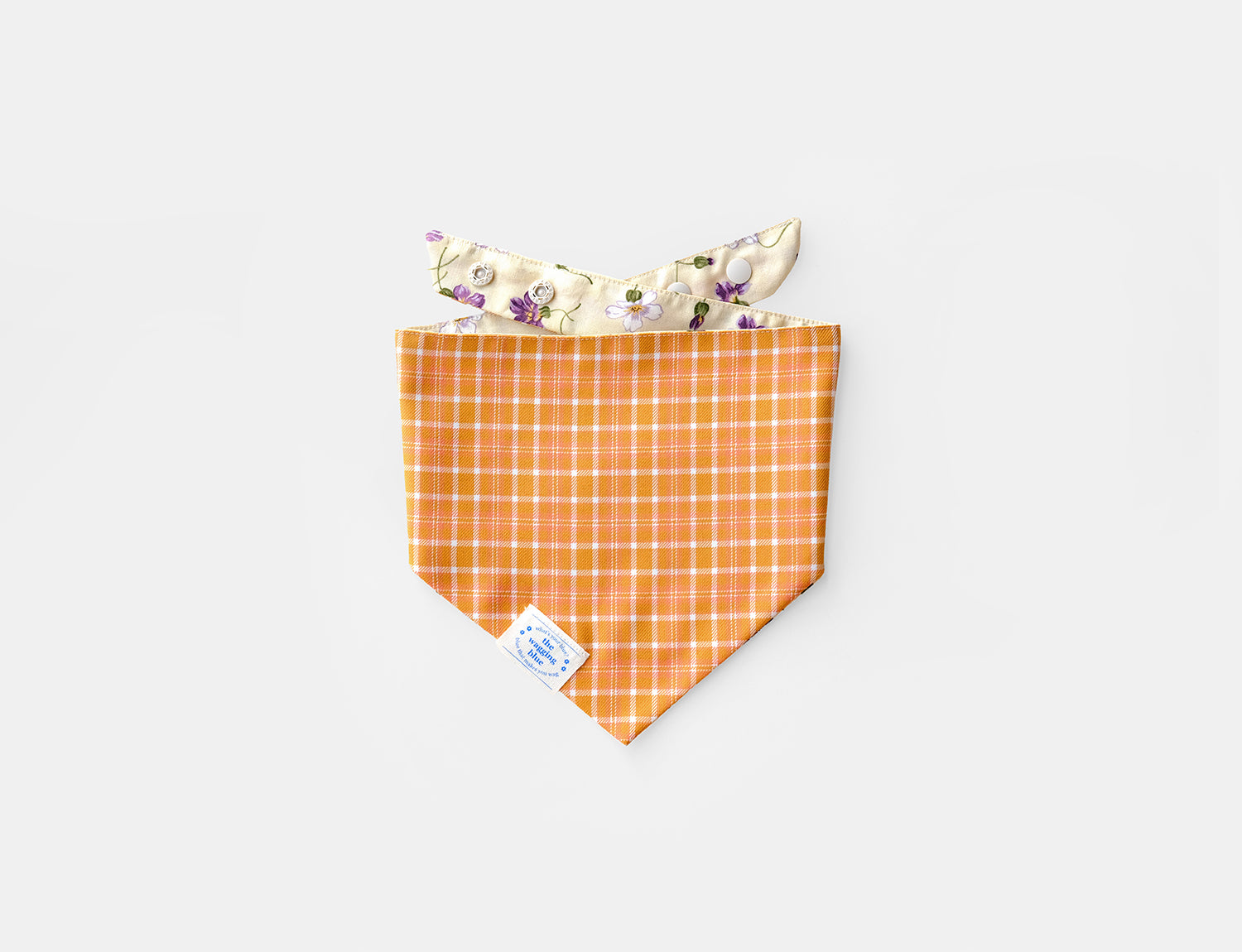TWB｜Cream Cheese Reversible Bandana｜奶油起司雙面領巾