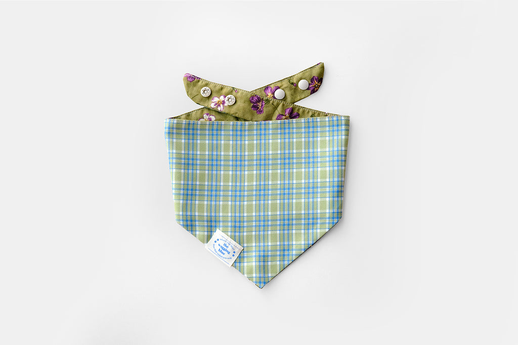 TWB｜Matcha Reversible Bandana｜抹茶雙面領巾