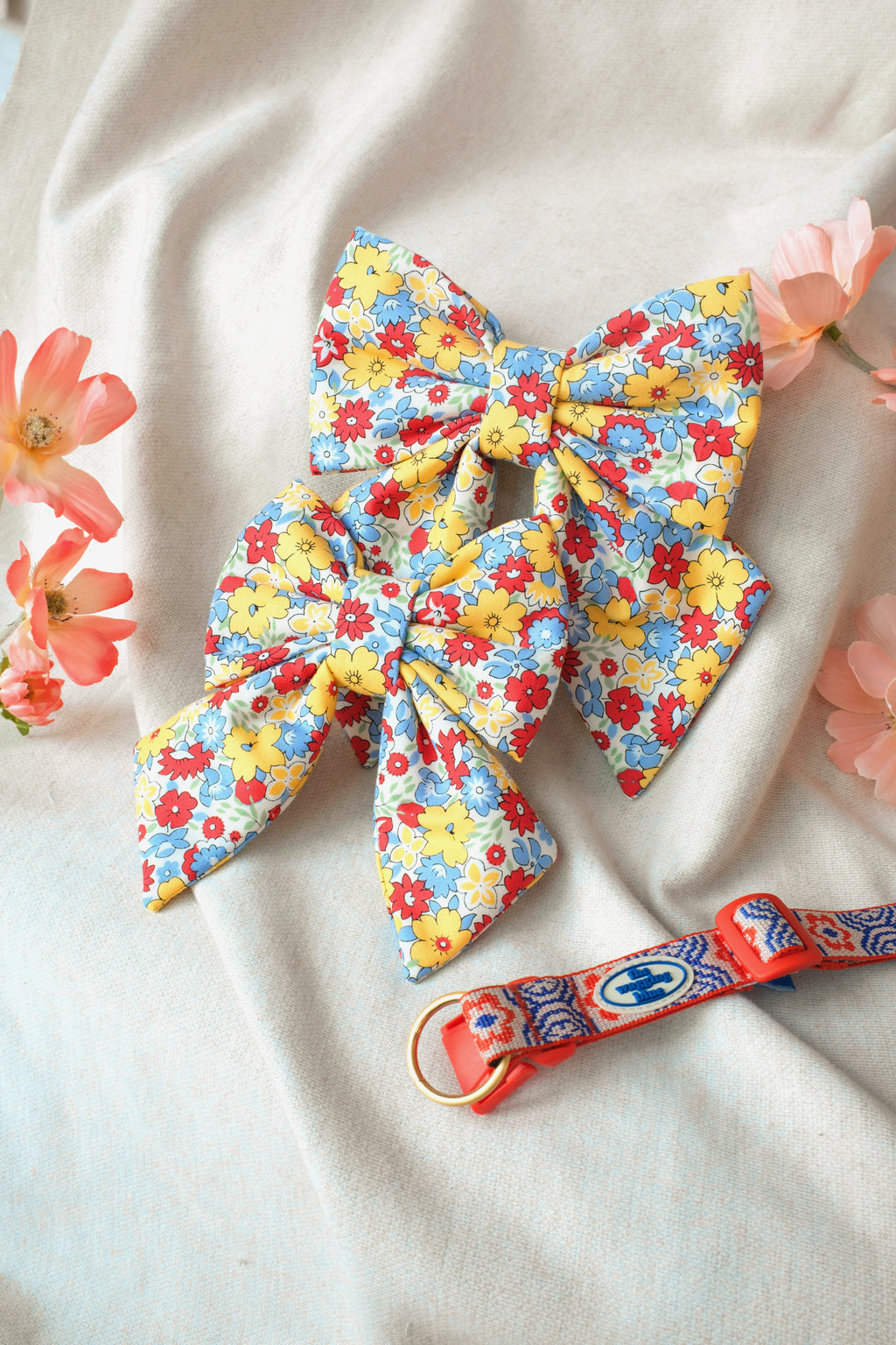 TWB｜Picnic Meadow Ribbon｜金盞花＆矢車菊野餐蝴蝶結