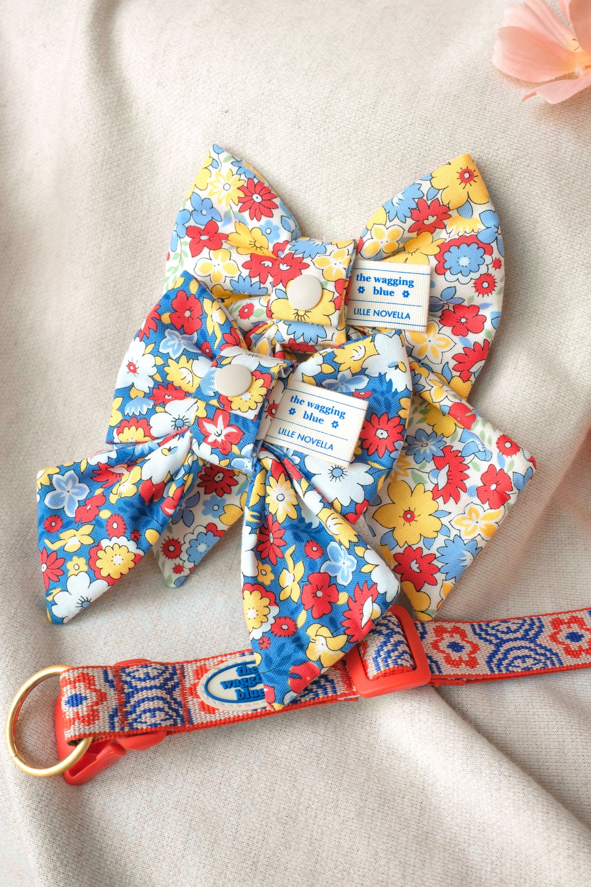 TWB｜Picnic Meadow Ribbon｜金盞花＆矢車菊野餐蝴蝶結
