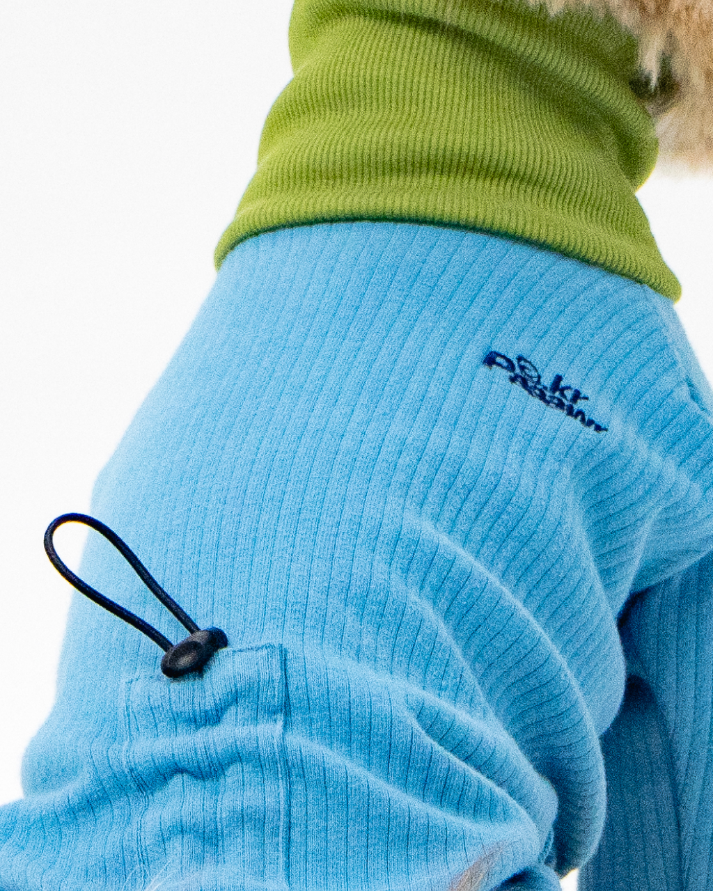 Paaawr｜翻領雙面連身衣 Flip Neck All-in-one_Blue