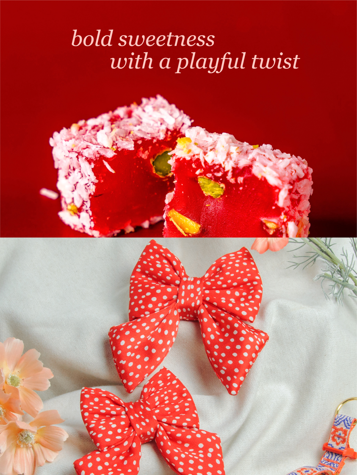 TWB｜Jolly Dotty Ribbon｜俏皮紅點蝴蝶結