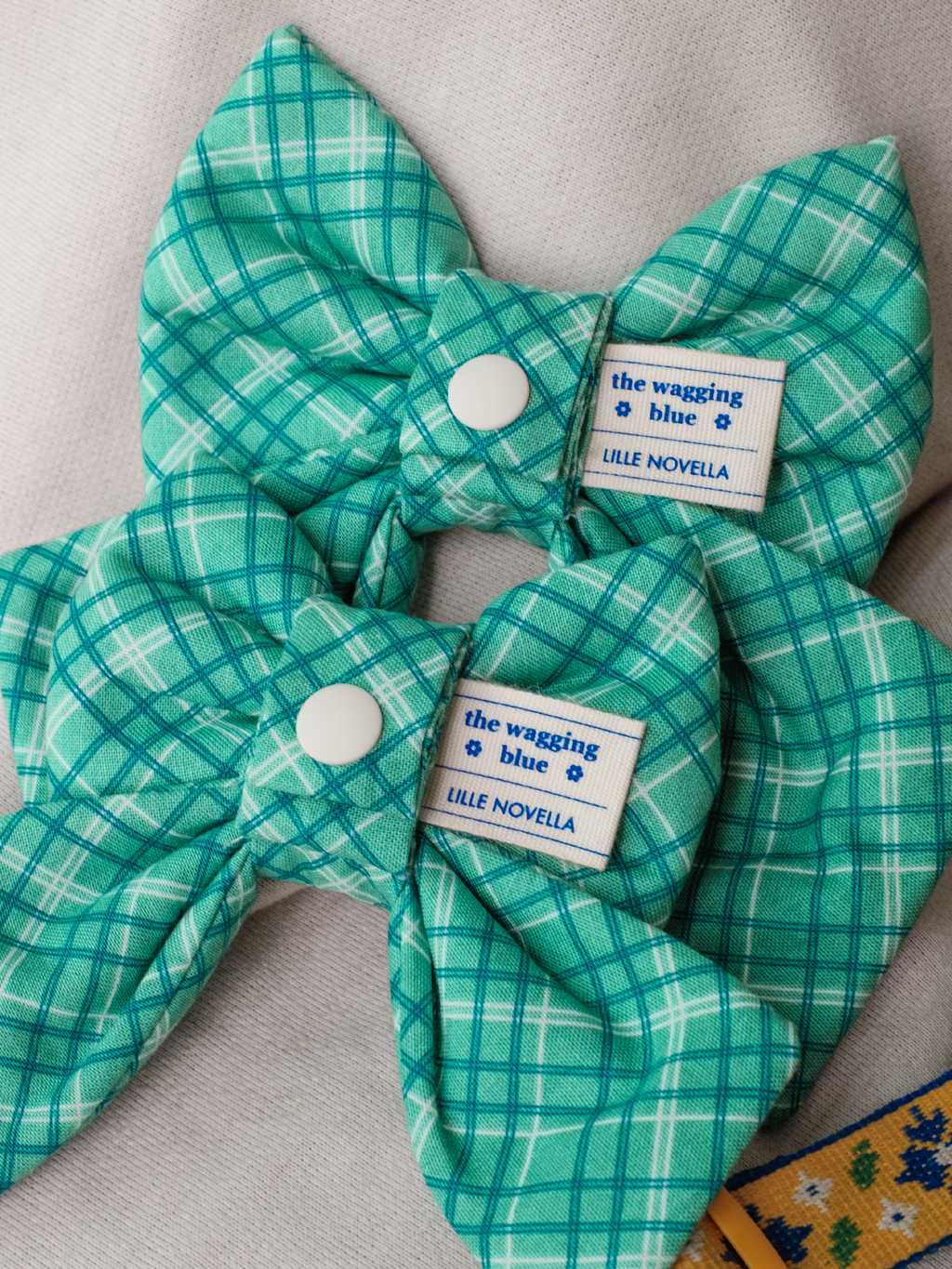 TWB｜Meadow Plaid Ribbon｜草原格紋蝴蝶結
