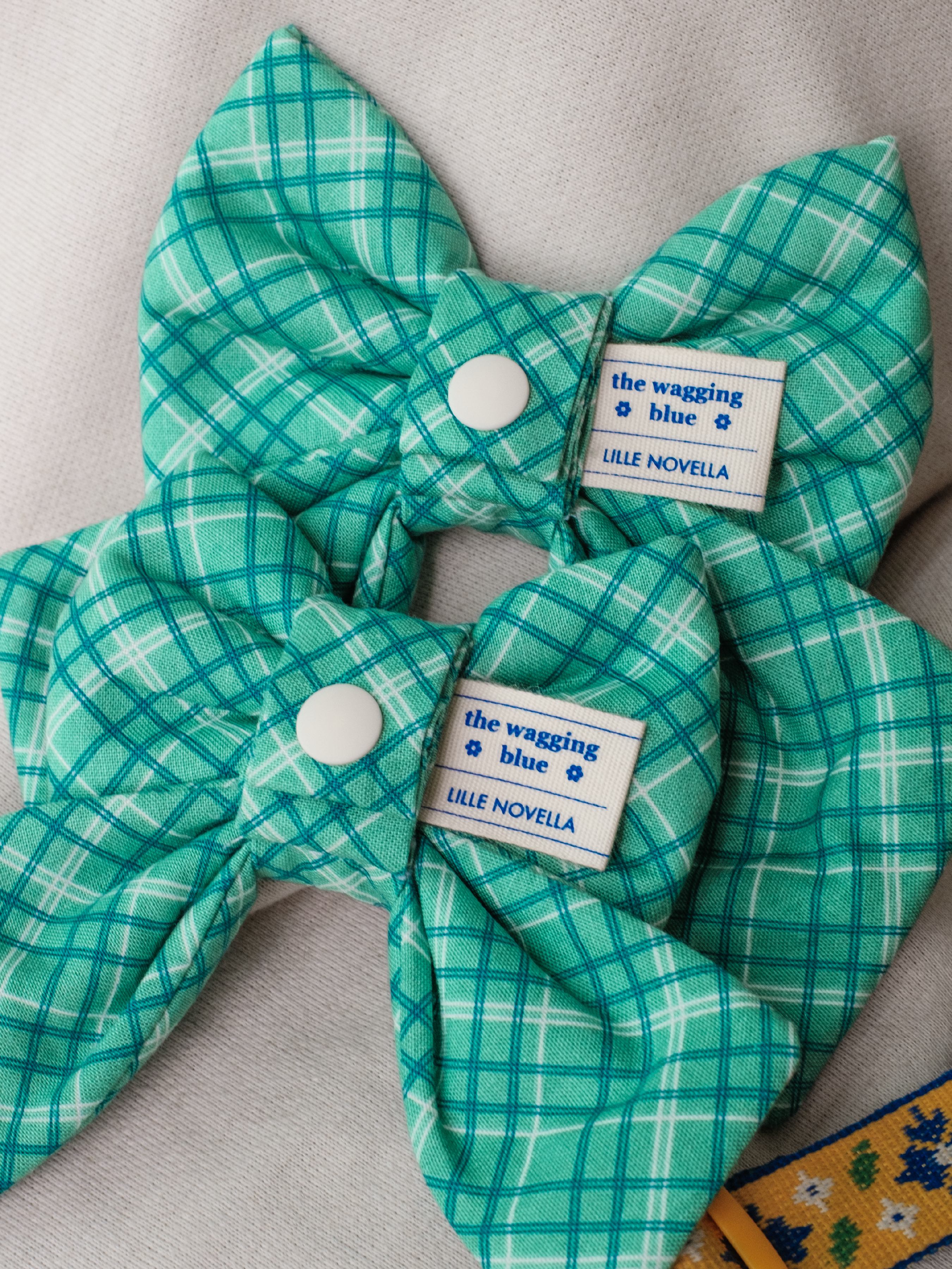 TWB｜Meadow Plaid Ribbon｜草原格紋蝴蝶結