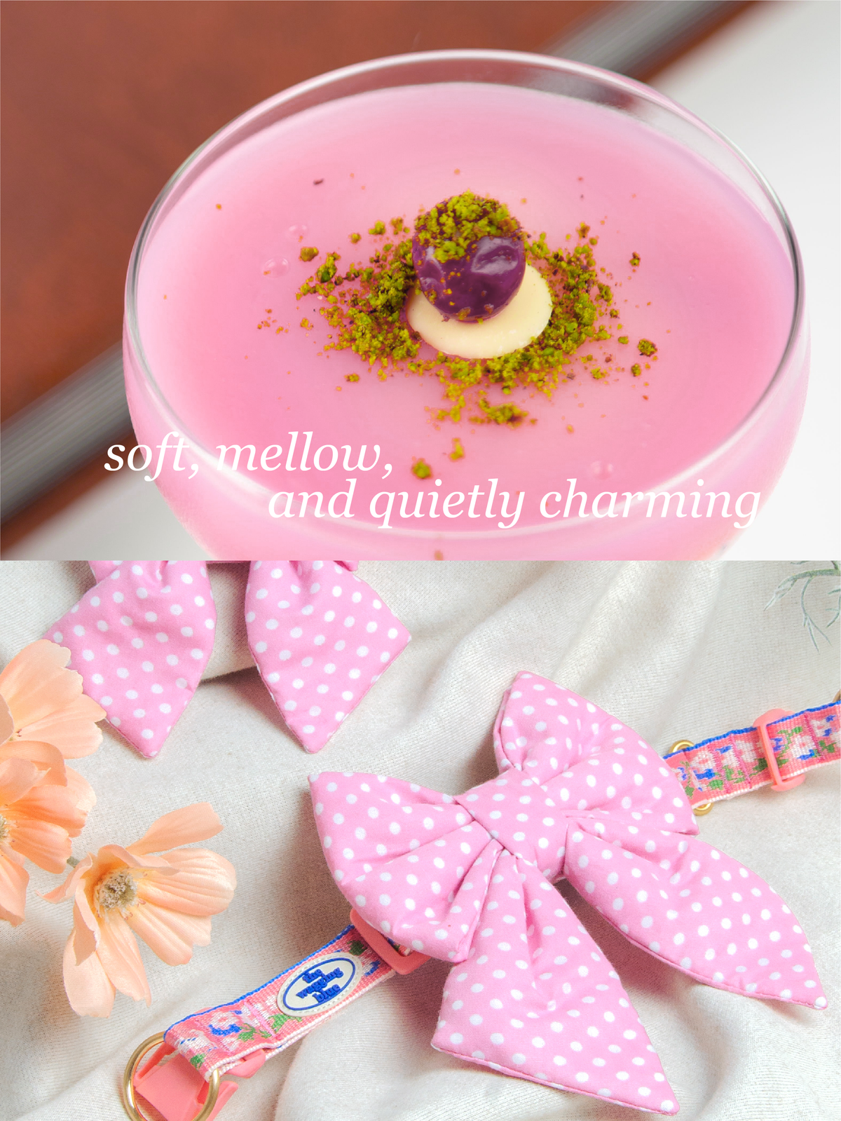 TWB｜Mellow Dotty Ribbon｜柔粉圓點蝴蝶結