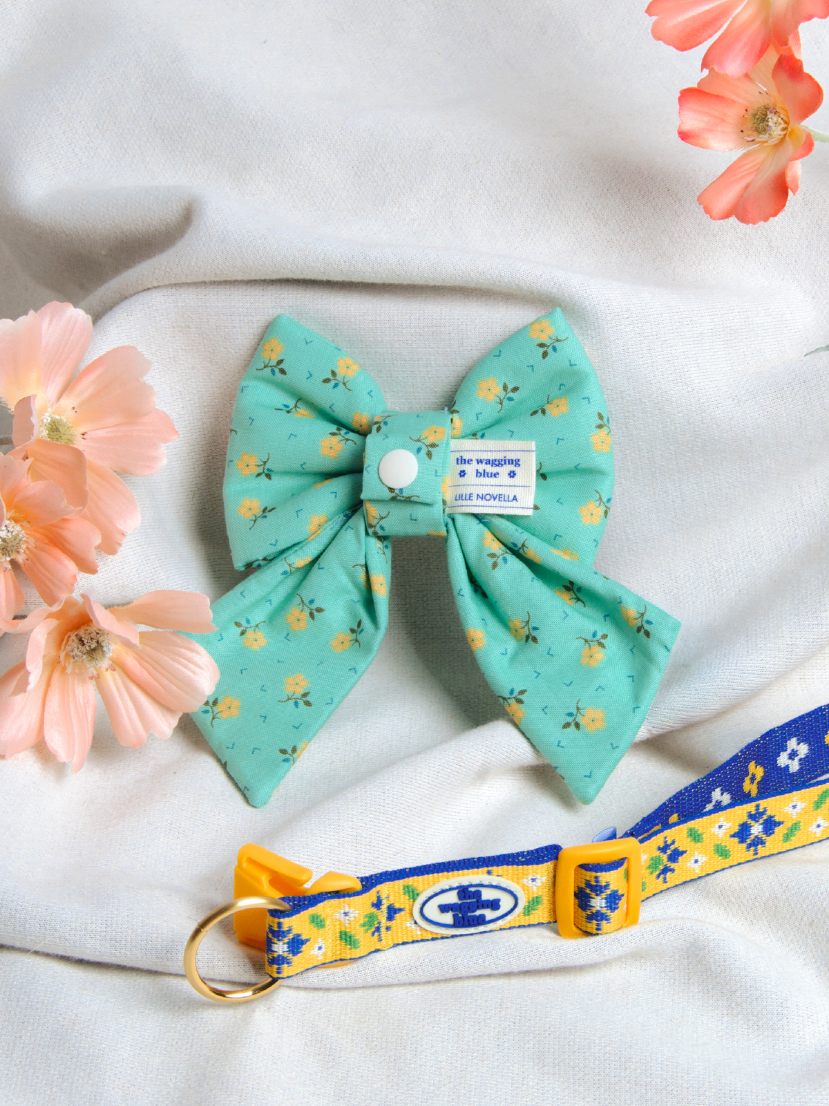 TWB｜Mint Floral Ribbon｜薄荷小花蝴蝶結