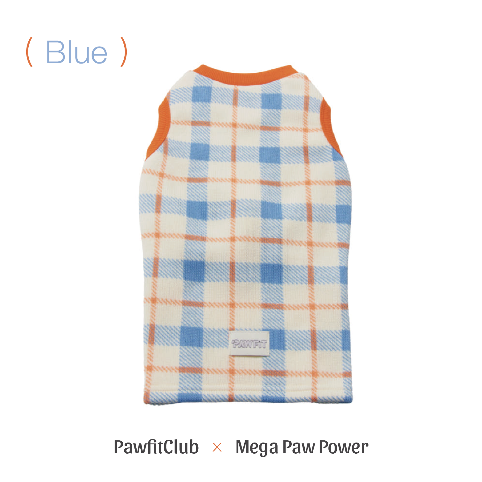 PawfitClub｜Lovely Check Knit 格紋針織上衣