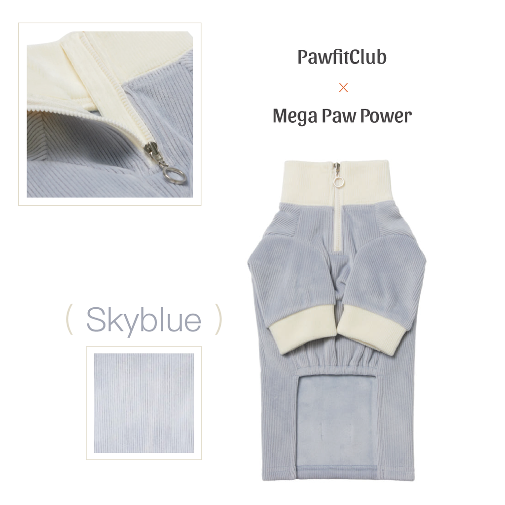 PawfitClub｜Soft Yarn Half-Zip 柔軟紗線半拉鍊上衣