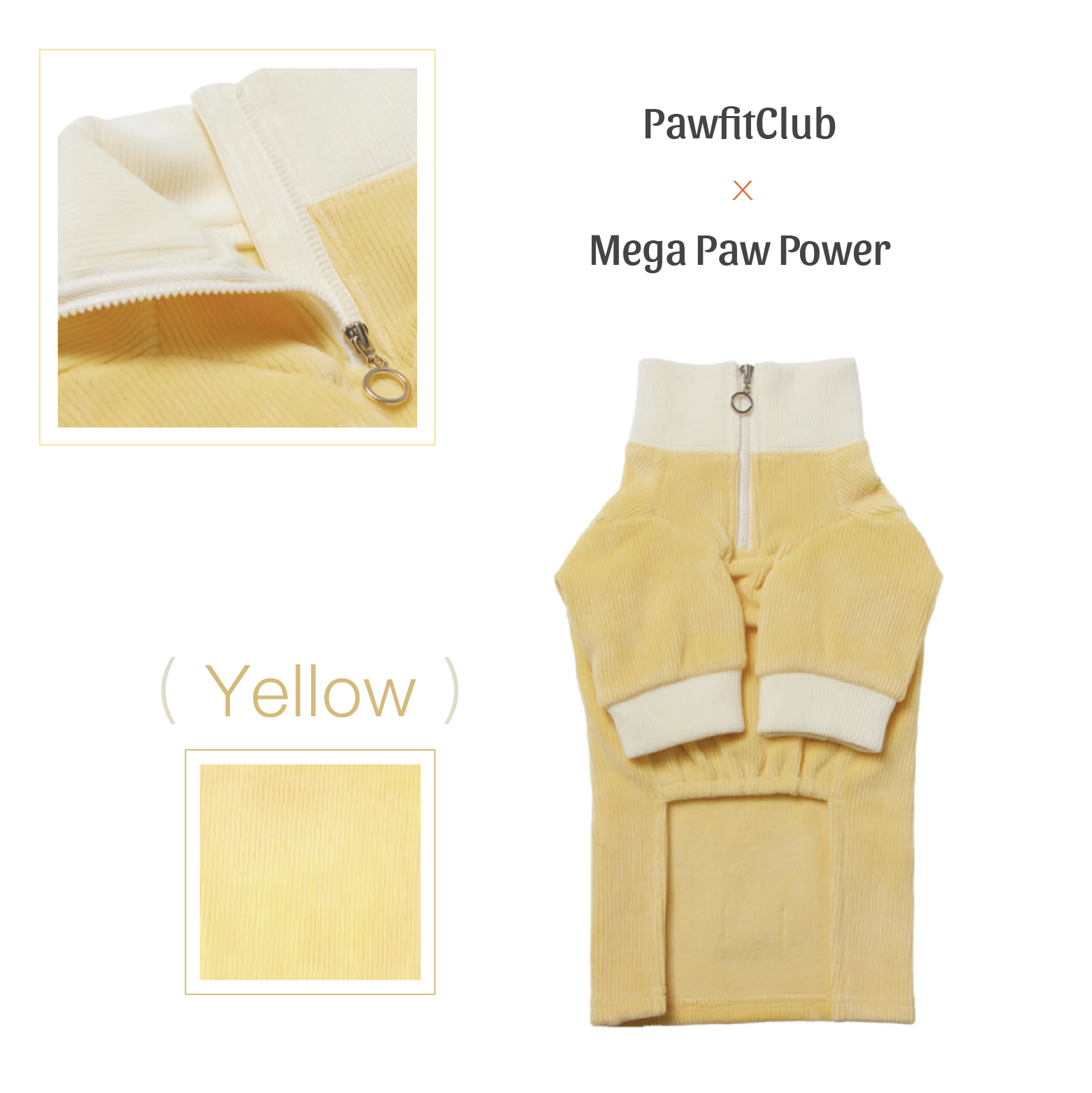 PawfitClub｜Soft Yarn Half-Zip 柔軟紗線半拉鍊上衣