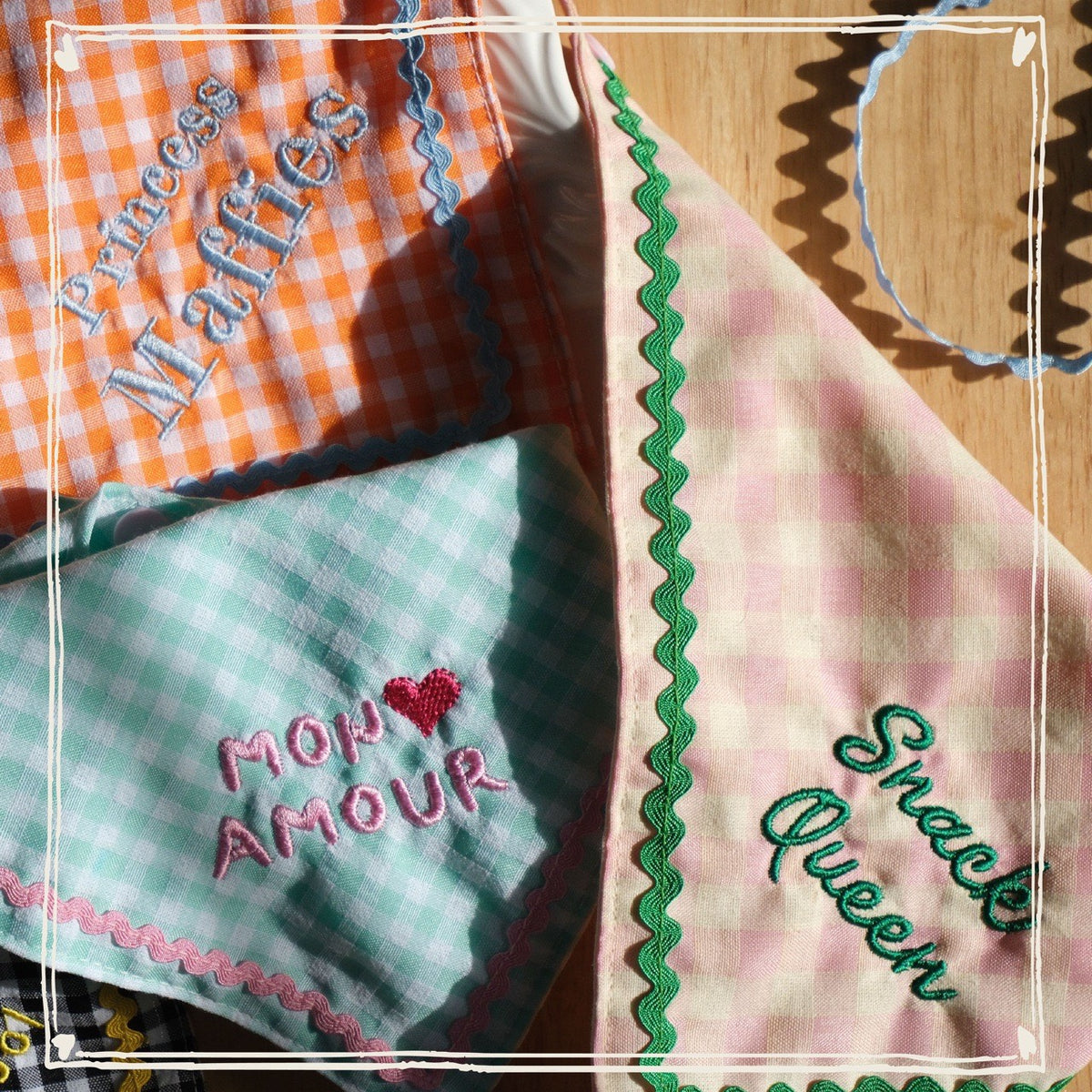 代購｜泰國小眾手工刺繡領巾-Drop3
