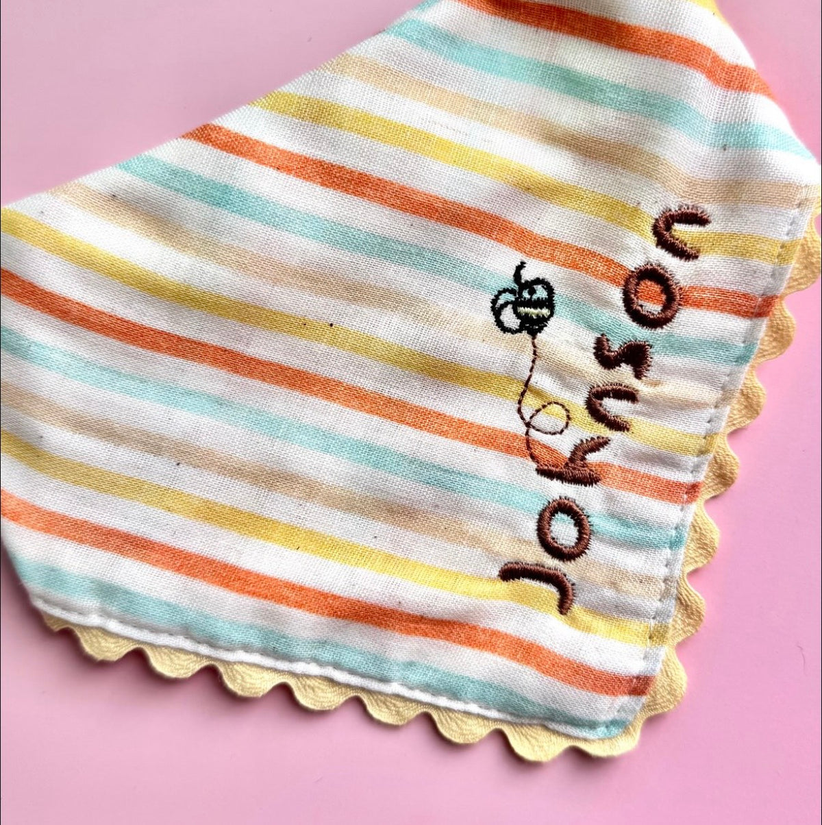 代購｜泰國小眾手工刺繡領巾-Drop4