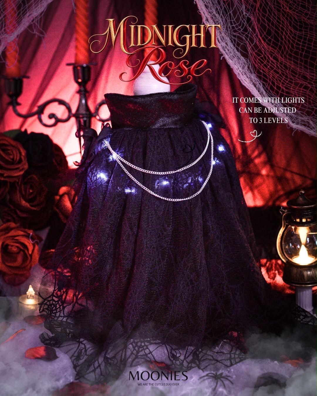 moonies｜🔮 Dark Rose Pet B-Cape