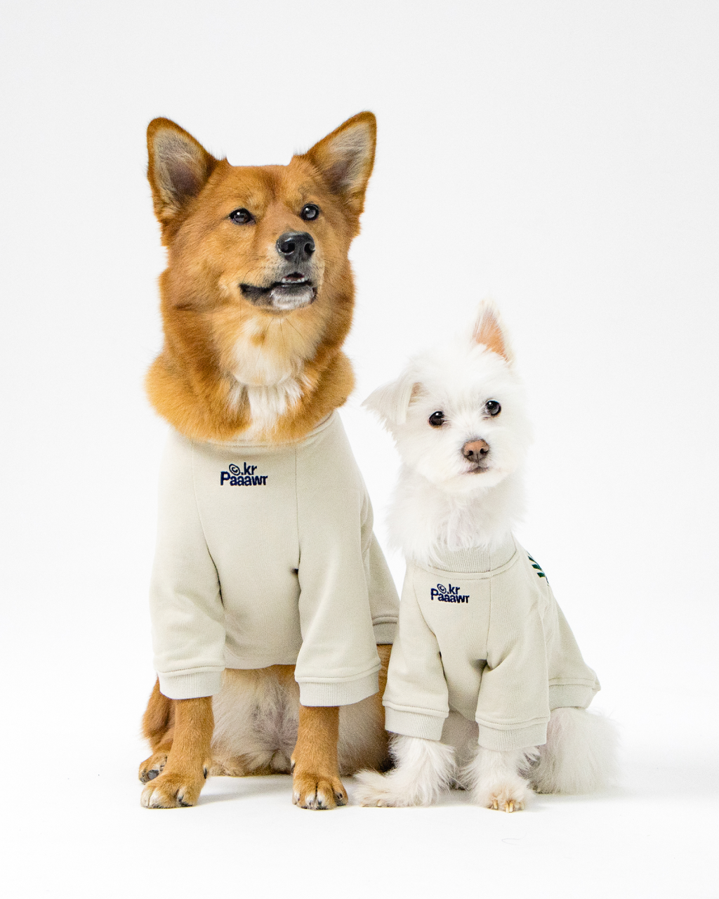 Paaawr｜一起散步厚棉上衣 Walk Together Sweat shirt_Beige