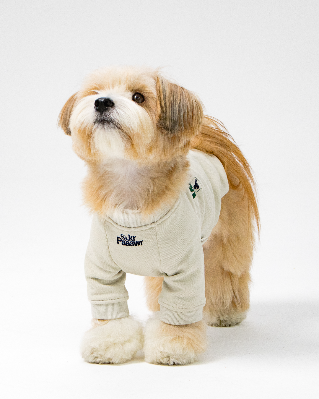 Paaawr｜一起散步厚棉上衣 Walk Together Sweat shirt_Beige